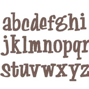 Wood Toy Embroidery font