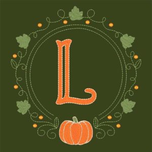 leaf pumpkin wreath