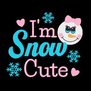I'm Snow Cute Embroidery designs