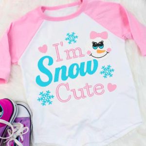 I'm Snow Cute Embroidery shirt