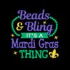 beads and bling its a mardi gras thing