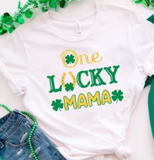 One Lucky Mama Embroidery st. patrick's