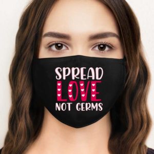Spread Love Embroidery Mask