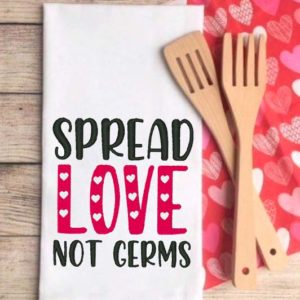 Spread Love Embroidery towel