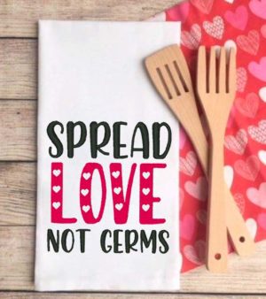 Spread Love Embroidery towel