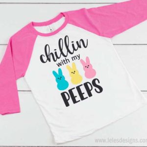 chillin peeps embroidery kids