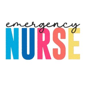 Emergency Nurse Embroidery