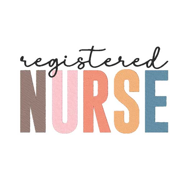 11 Registered Nurse Embroidery - Lelesdesigns