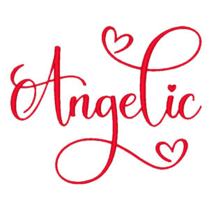 Angelic Embroidery Font