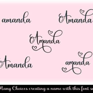 Angelic Embroidery Font names