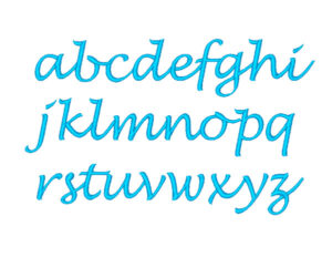 gymnastic embroidery font