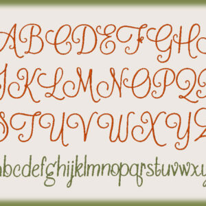 Vintage Christmas Embroidery fonts