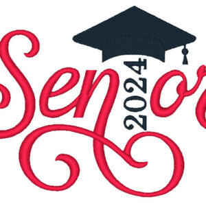 2024 Senior Embroidery graduate