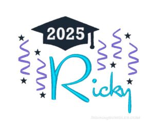 2025 Graduation Embroidery