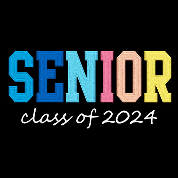 Senior Class of 2024 Embroidery - LelesDesigns