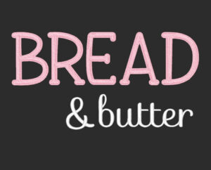 Bread & Butter Duo Embroidery Font set