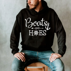 Boats and Hoes Embroidery sweatshirt