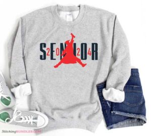 Senior 2024 Air Embroidery sweatshirt