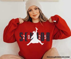 Senior 2025 Air Embroidery sweatshirt