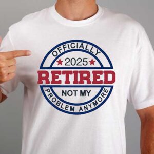 2025 Retired Embroidery shirt