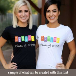 Starlight Trio Embroidery Font senior 2025