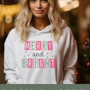 Starlight Trio Embroidery Font christmas