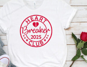 15 Heart Breaker Embroidery shirt