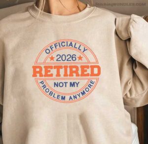 2026 Retired Embroidery retirement gift