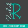 Southern Charm Duo Embroidery Font