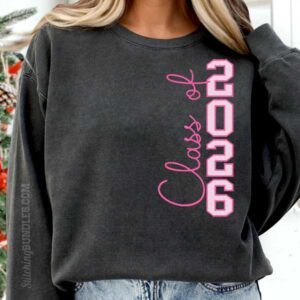 Class of 2026 Embroidery sweatshirt