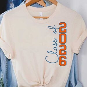 Class of 2026 Embroidery shirt