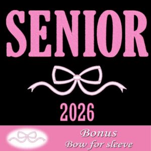 Senior 2026 Bow Embroidery