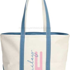 Blush & Bloom Duo Embroidery Font bag