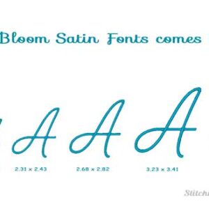 Blush & Bloom Duo Embroidery Font scipt