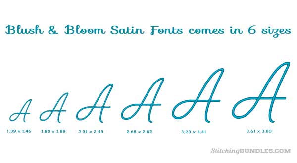 Blush & Bloom Duo Embroidery Font scipt