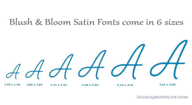Blush & Bloom Duo Embroidery Font script