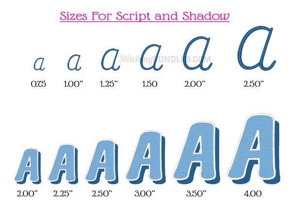 Shady Lady Duo Embroidery Font - Image 8